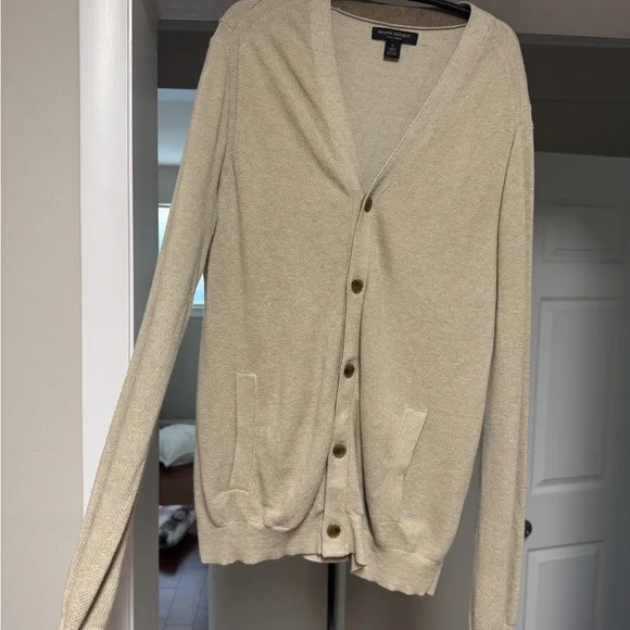 Banana Republic Silk Linen Blend Sweater in Beige - Picture 2 of 4